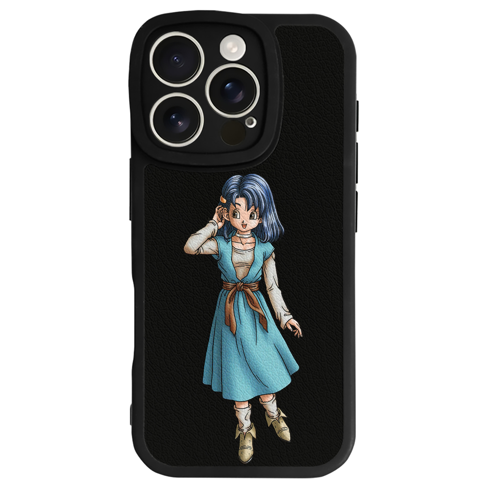 （画像用） ドラゴンクエスト Doragon Kuesuto Dragon Quest 【iPhone 16シリーズ対応】シリコンスマホケース（レザー調） 材質：シリコン